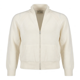 Nuage Cashmere Bomber – Milk White