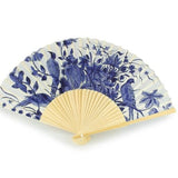 Delft Blue Hand Fan – Dutch Porcelain Bird