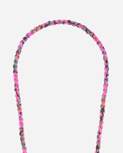 Elia Braided Phone Chain Multicolour Pink stylish braided crossbody smartphone accessory