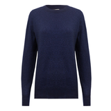 Nuage Cashmere Pull col rond – Indigo