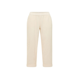 LANIUS Pantalon côtelé à taille élastique – Crème
