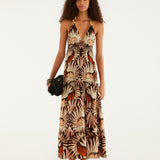 FARM Rio Ammonite Tassel Maxi Dress – view 4