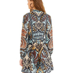 FARM Rio Balamana Multicolor Mini Dress view showcasing colorful artwork and feminine design.