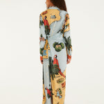FARM Rio Beaches Path Maxi Shirt Dress – view 3