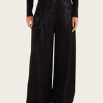 FARM Rio Black Leopard Jacquard Blazer view featuring bold animal jacquard pattern and tailored structured silhouette.