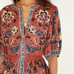 FARM Rio Floral Beauty Tapestry Drawstring Blouse – view 3