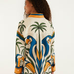 Tropical Graphic Collared Buttoned Shirt detail