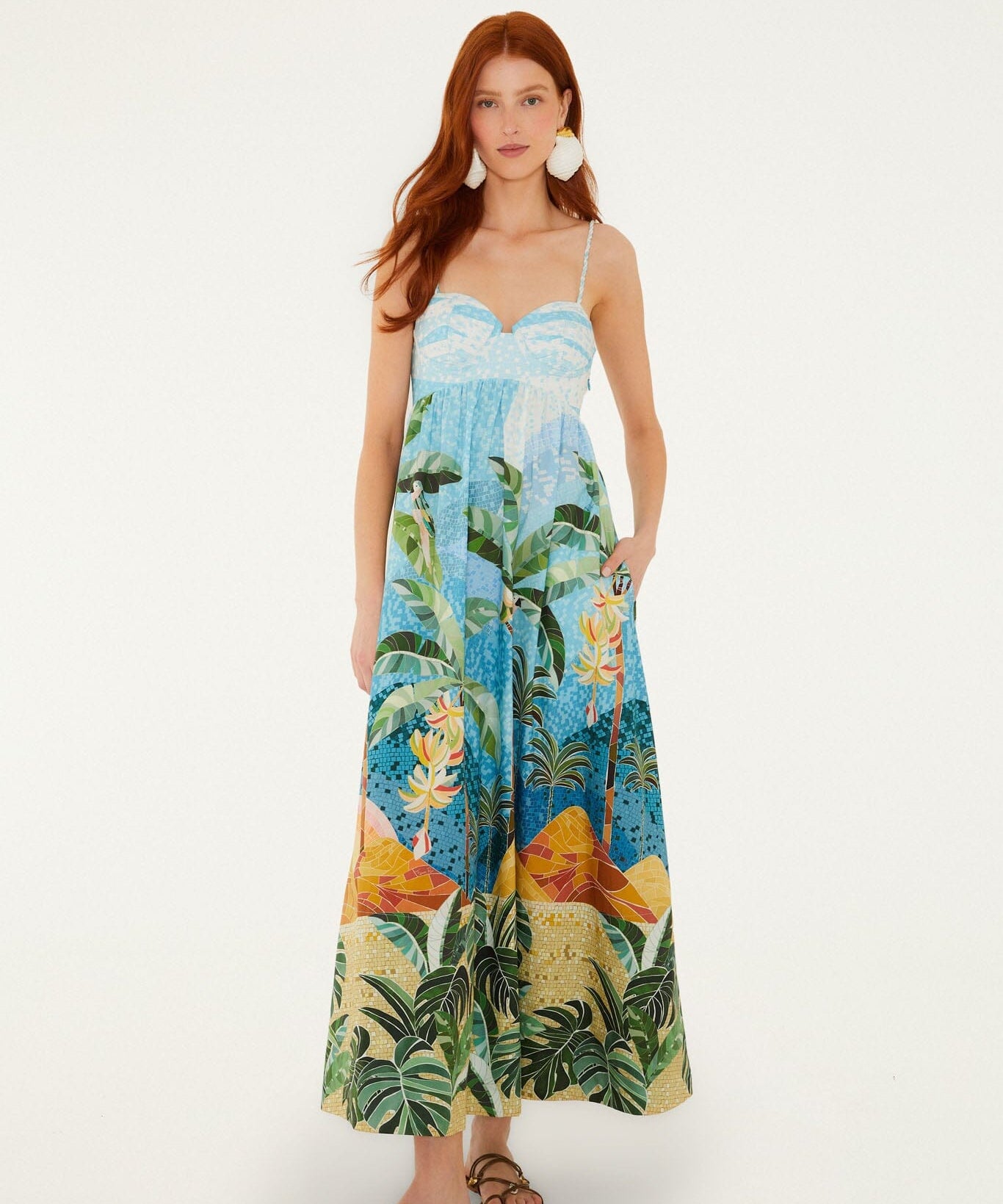 FARM Rio Rio Mosaic Maxi Dress – view 1