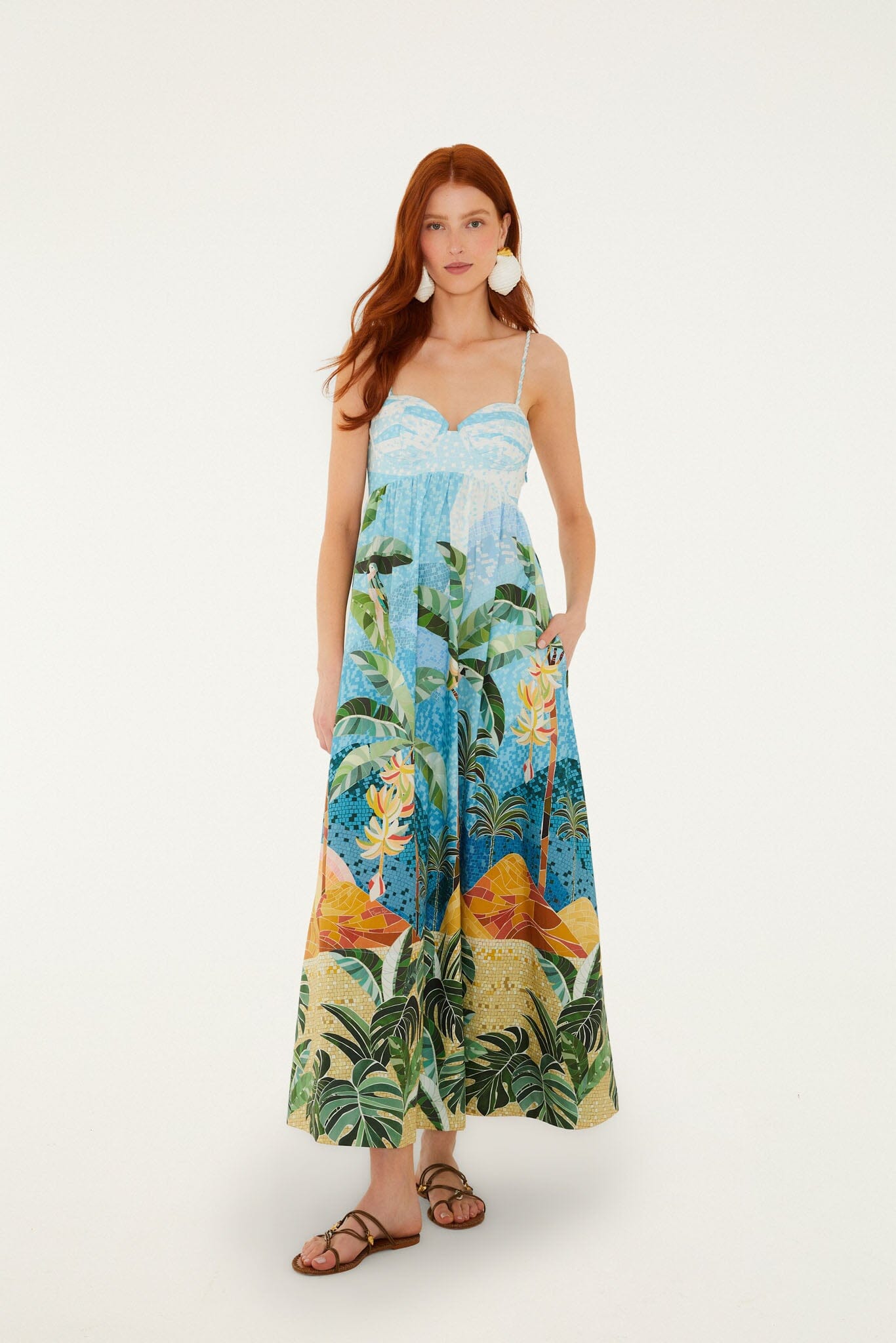 FARM Rio Rio Mosaic Maxi Dress – view 1