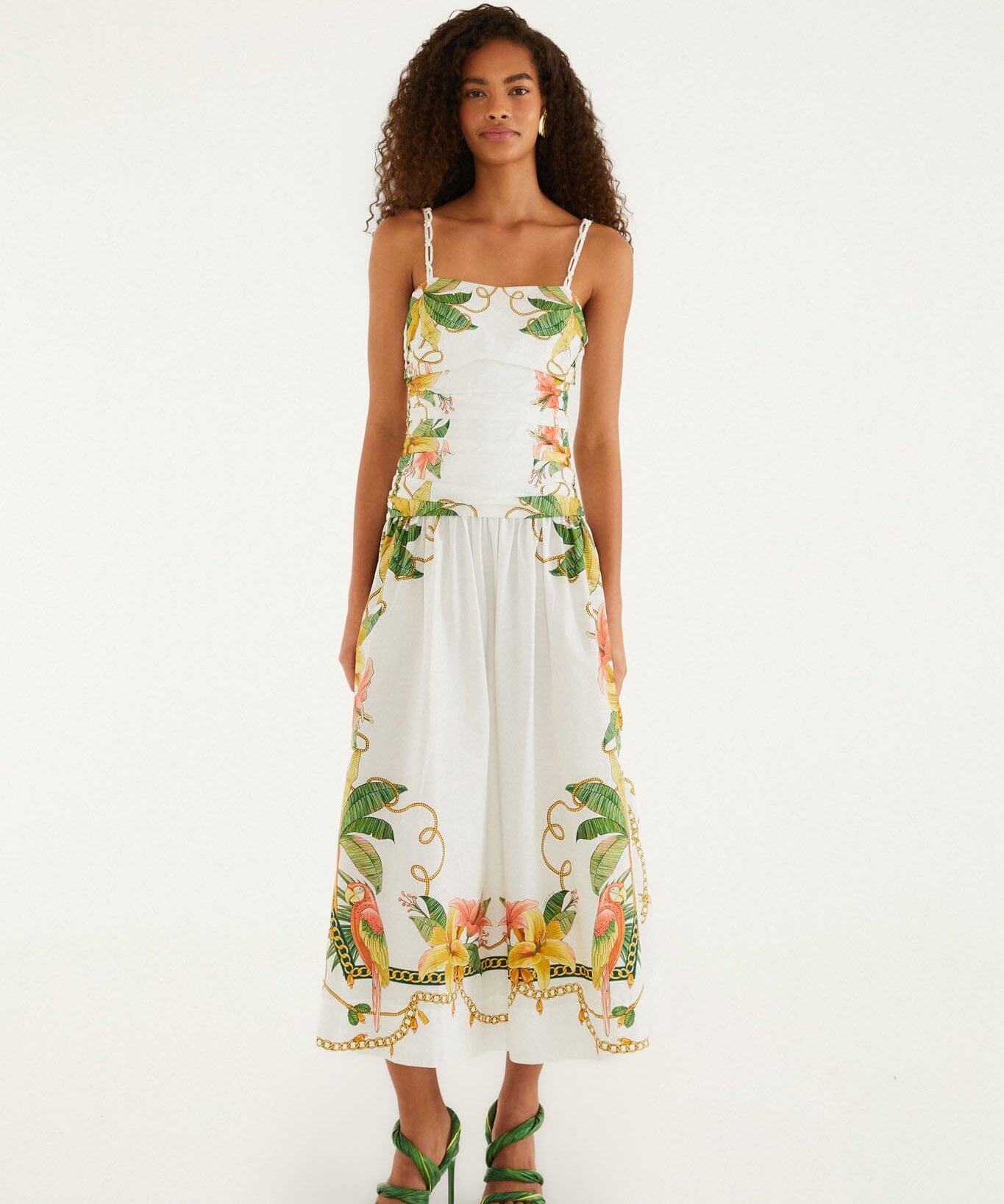 FARM Rio Tropical Royalty Midi Dress – view 1