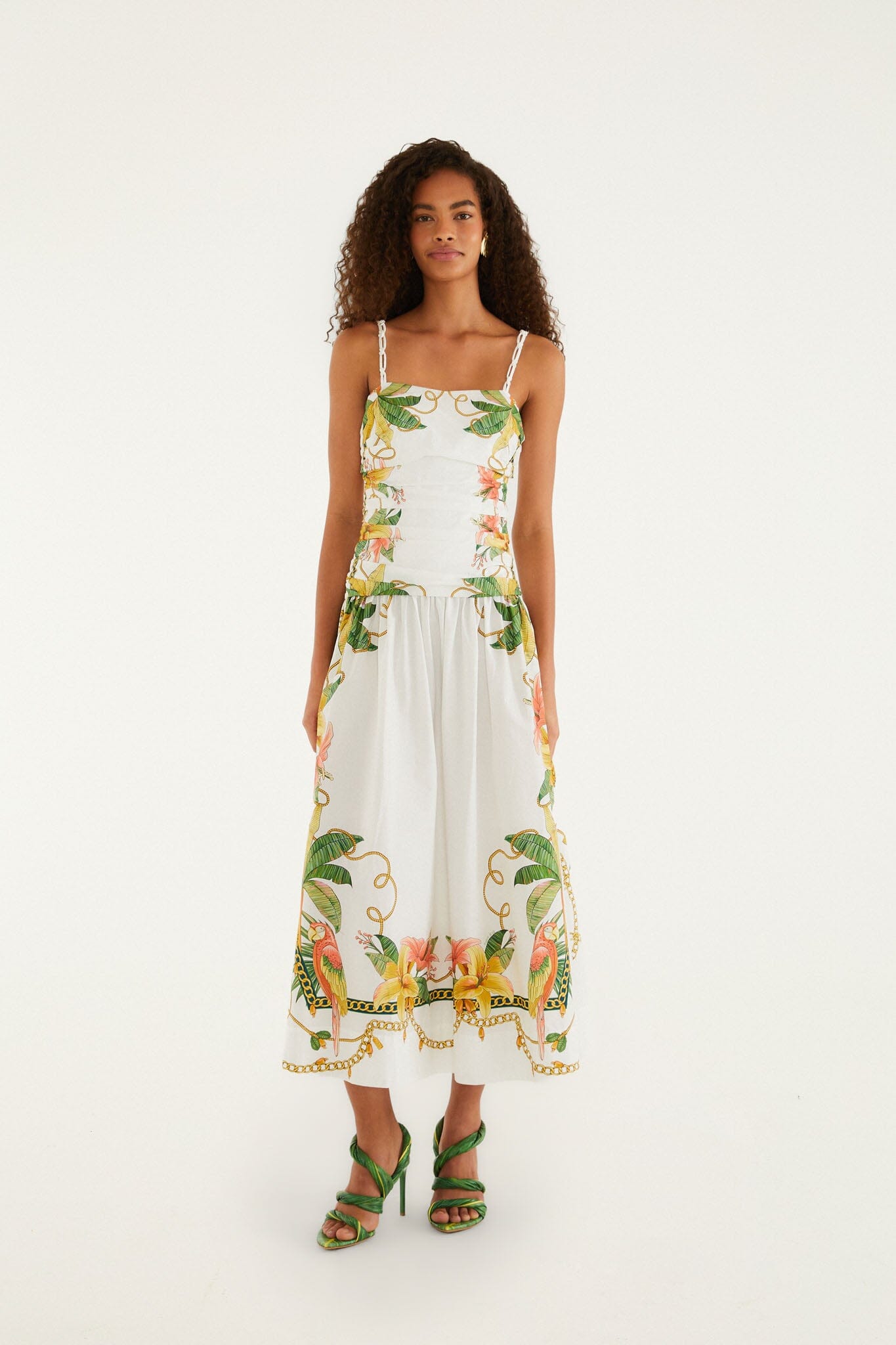 FARM Rio Tropical Royalty Midi Dress – view 1