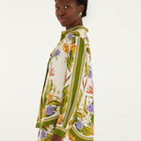 Tropical Scarf Sand Shirt