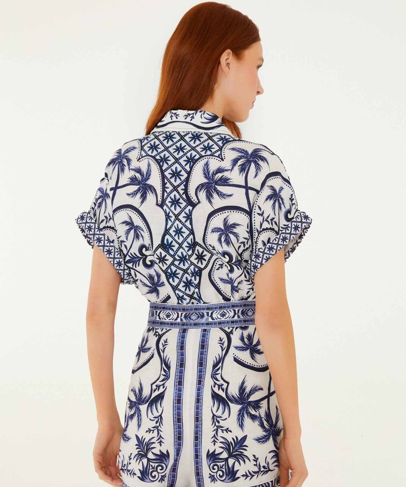 FARM Rio Wonderful City Belted Romper – view 2