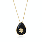 ASTRAL TEARDROP GEMSTONE PENDANT NECKLACE