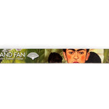 Frida Kahlo Large Hand Fan – Portrait with Hummingbird — 48 cm bamboo folding fan, view 5