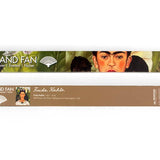 Frida Kahlo Large Hand Fan – Portrait with Hummingbird — 48 cm bamboo folding fan, view 6