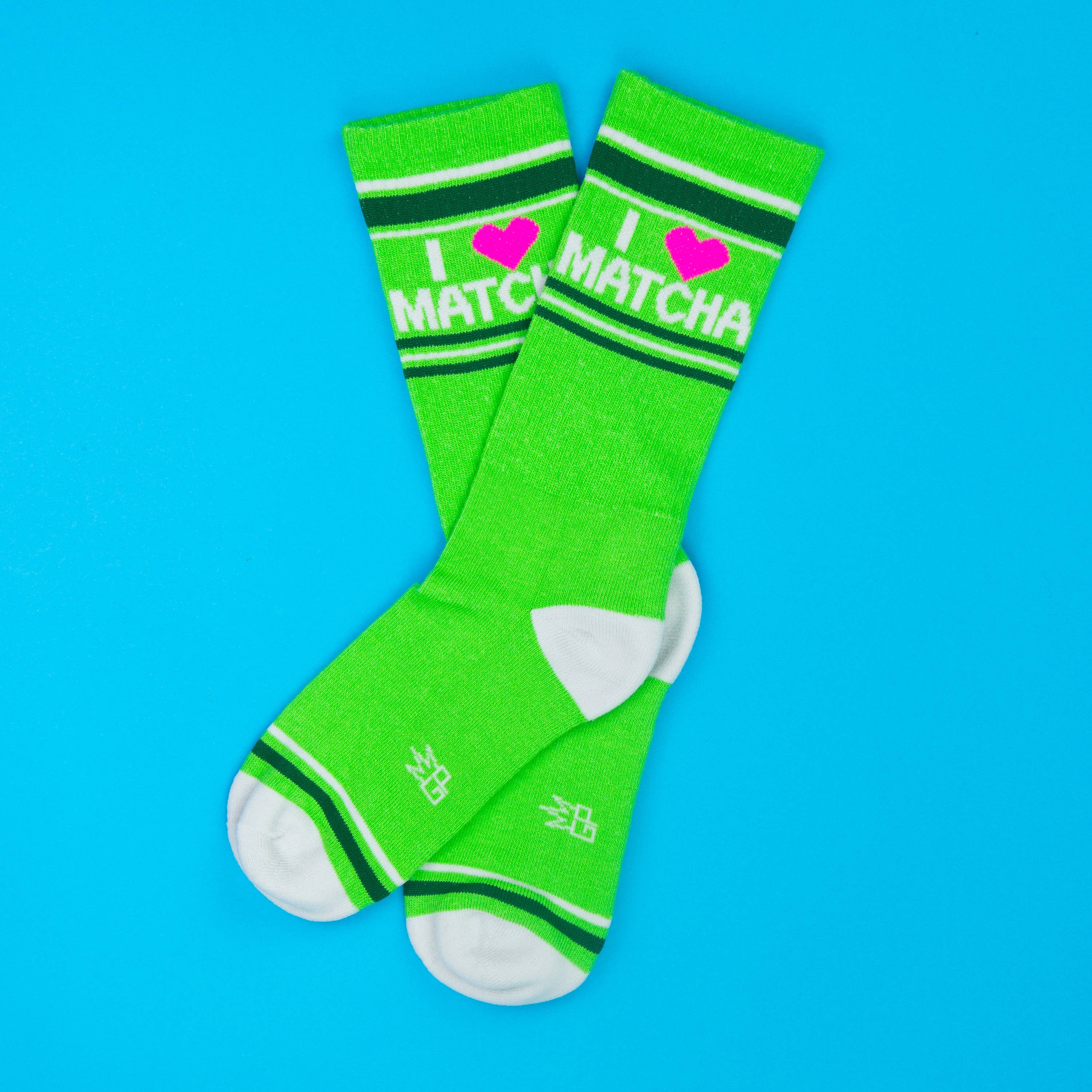 Gumball Poodle I ❤️ Matcha Gym Crew Socks – view 2