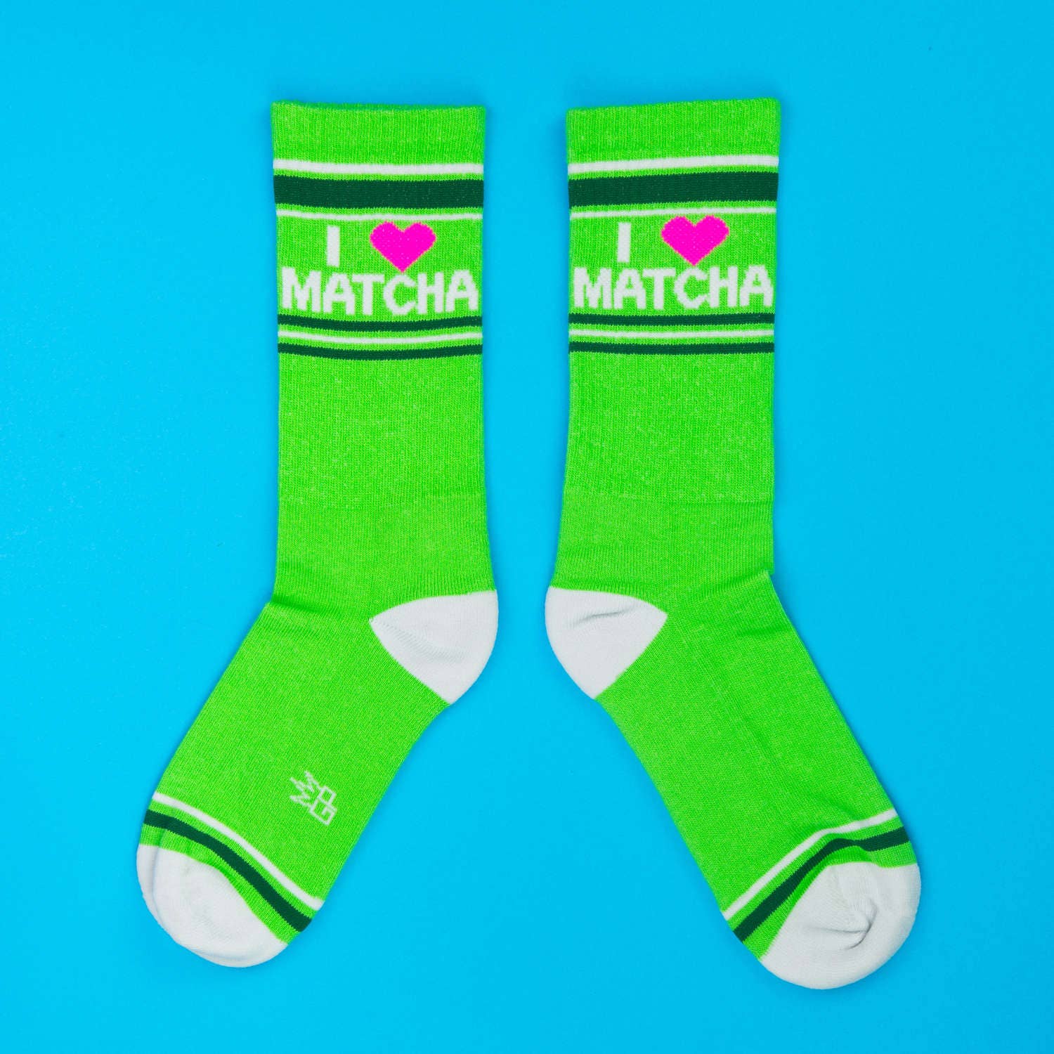 Gumball Poodle I ❤️ Matcha Gym Crew Socks – view 5