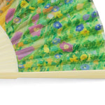 Gustav Klimt Hand Fan – The Kiss — bamboo folding fan with printed fabric, view 2