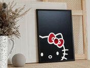 Hello Kitty Portrait Iconic Art Print By Arteonn