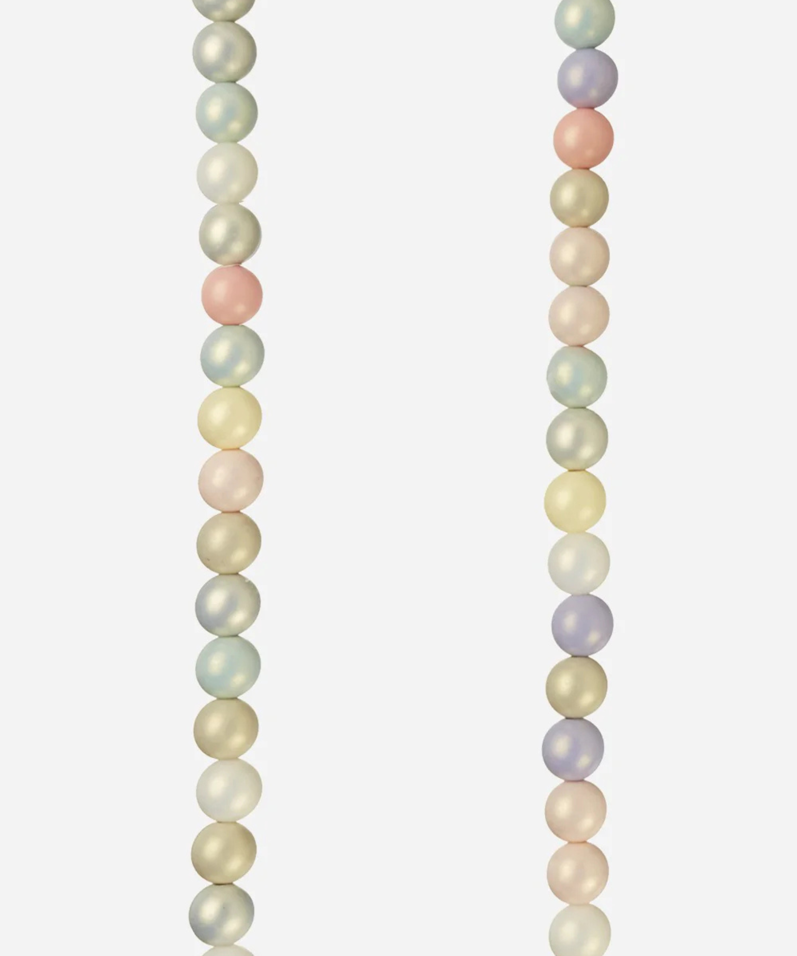 Ilana Iridescent Beaded Phone Chain Pastel shimmering beaded smartphone accessory
