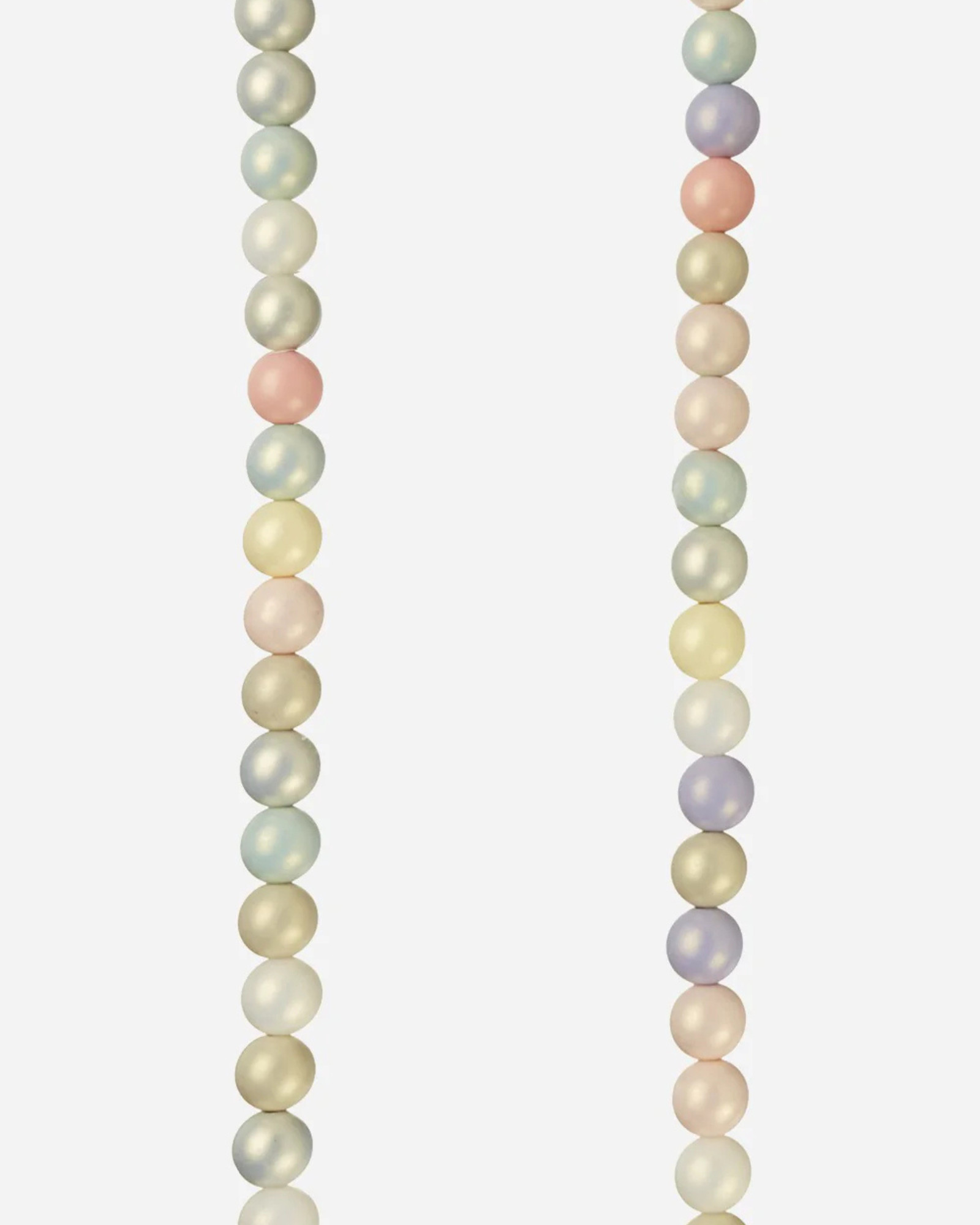 Ilana Iridescent Beaded Phone Chain Pastel shimmering beaded smartphone accessory