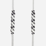 Inaya Adjustable Beaded Phone Cord Silver elegant adjustable smartphone accessory