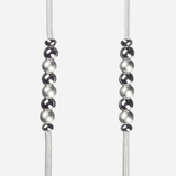 Inaya Adjustable Beaded Phone Cord Silver elegant adjustable smartphone accessory