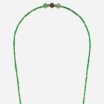 Iris Beaded Phone Chain Emerald Green elegant beaded smartphone accessory