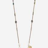Izzie Beaded Phone Chain Sage Green elegant beaded smartphone accessory