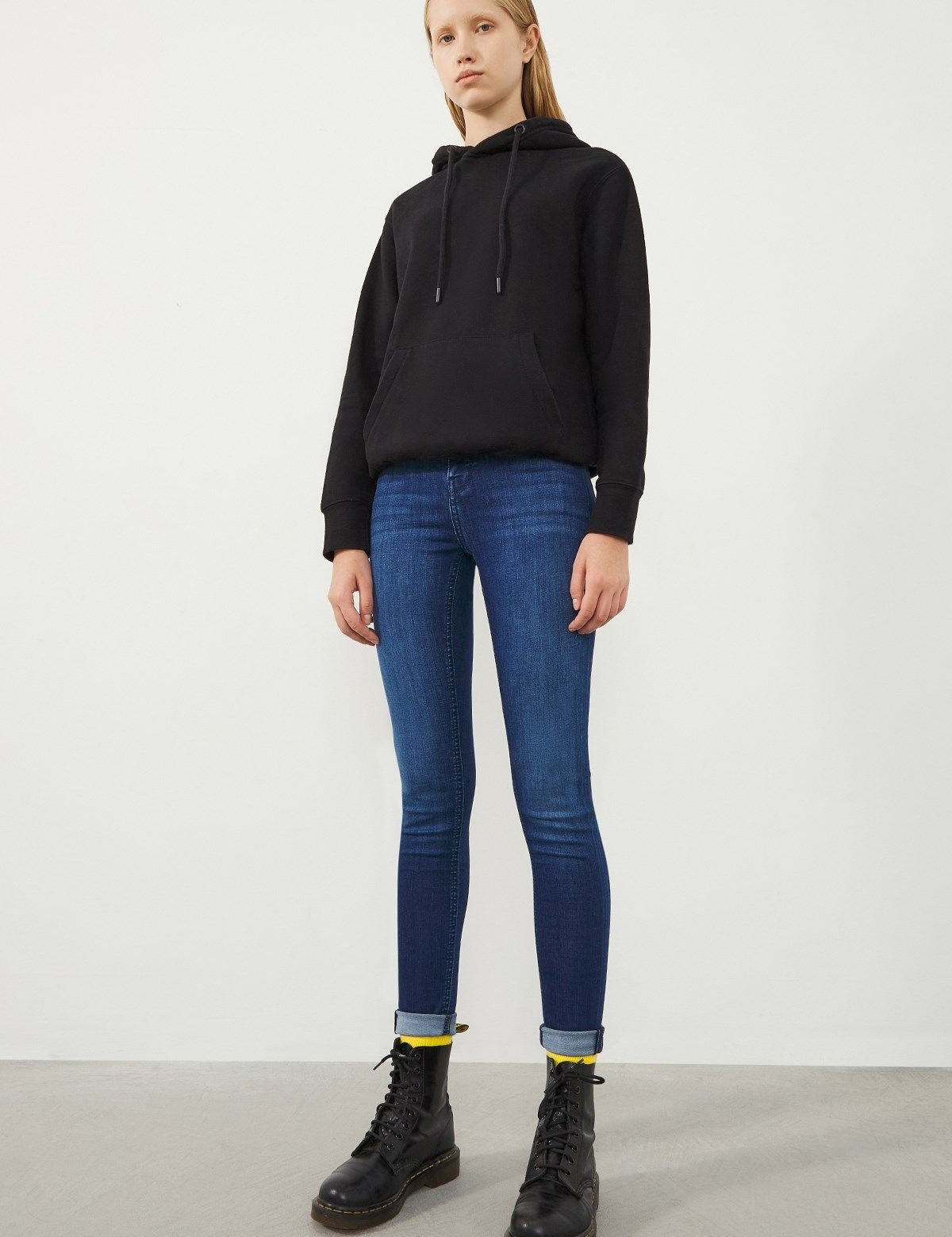  Ra Denim-Sira Skinny Fit High Waist Dark Blue Women’s Jeans-1