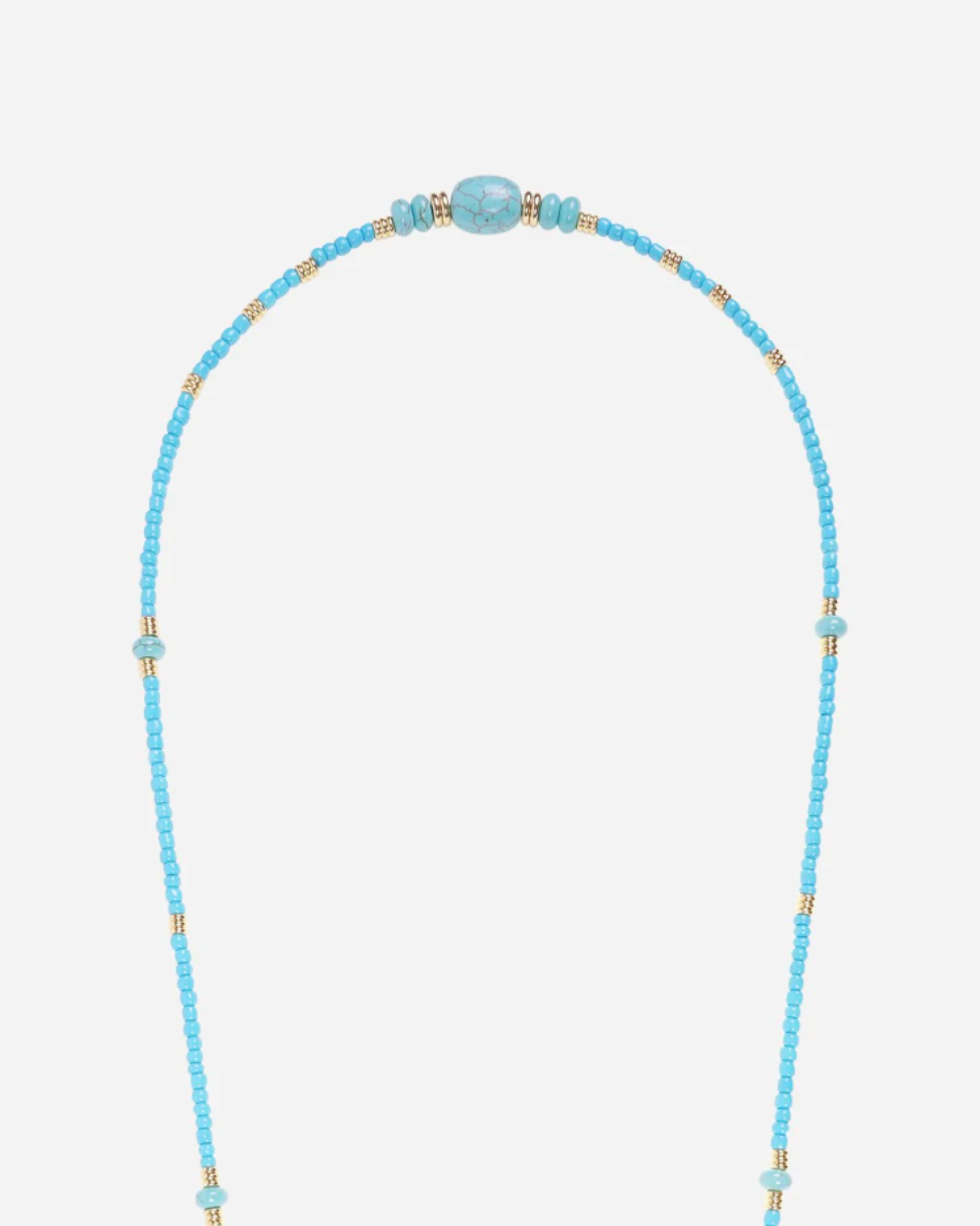 Kathia Beaded Phone Chain Azure Blue elegant beaded smartphone accessory