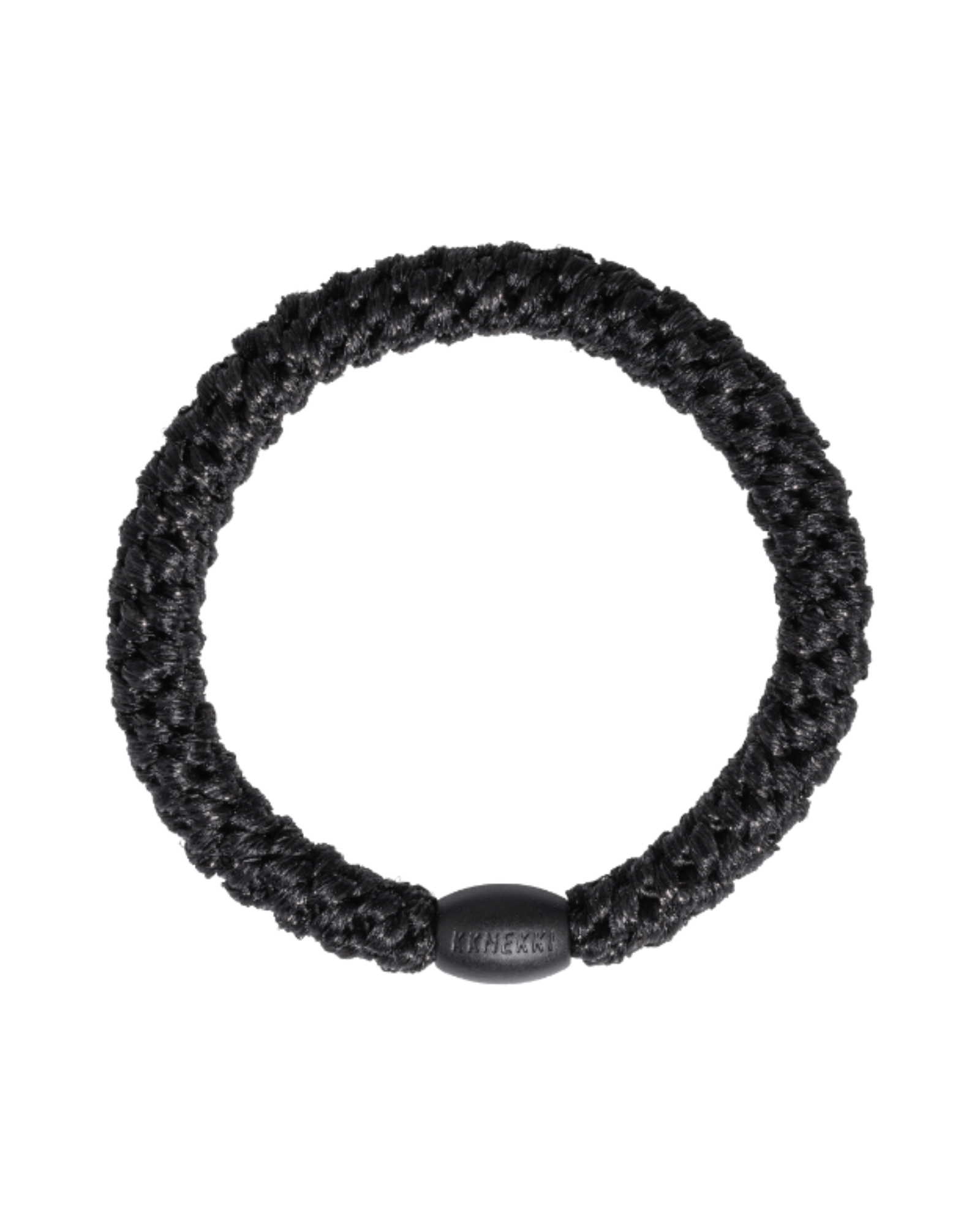 KKNEKKI Black Metallic Hair Elastic