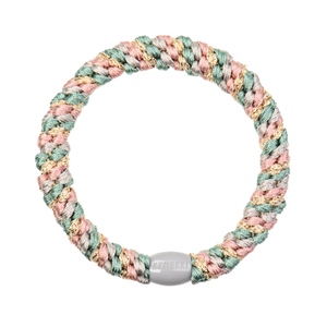 KKNEKKI Faded Green Pink Hair Elastics