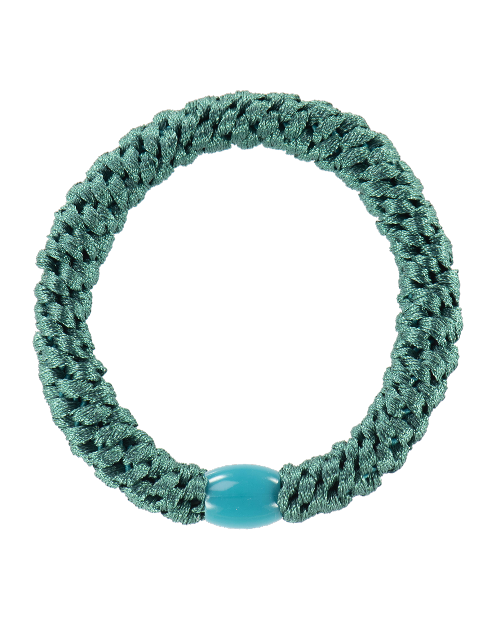 KKNEKKI Hair Tie – Green Petrol Blue – product photo
