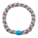 KKNEKKI Hair Tie – Lake Blue & Lavender Glitter Mix – product photo