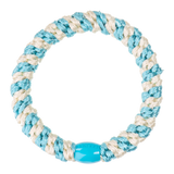 KKNEKKI Hair Tie – Ocean & Ivory Stripe – product photo