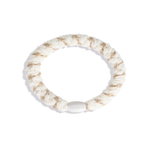 Kknekki – Velours Rayé Ivoire