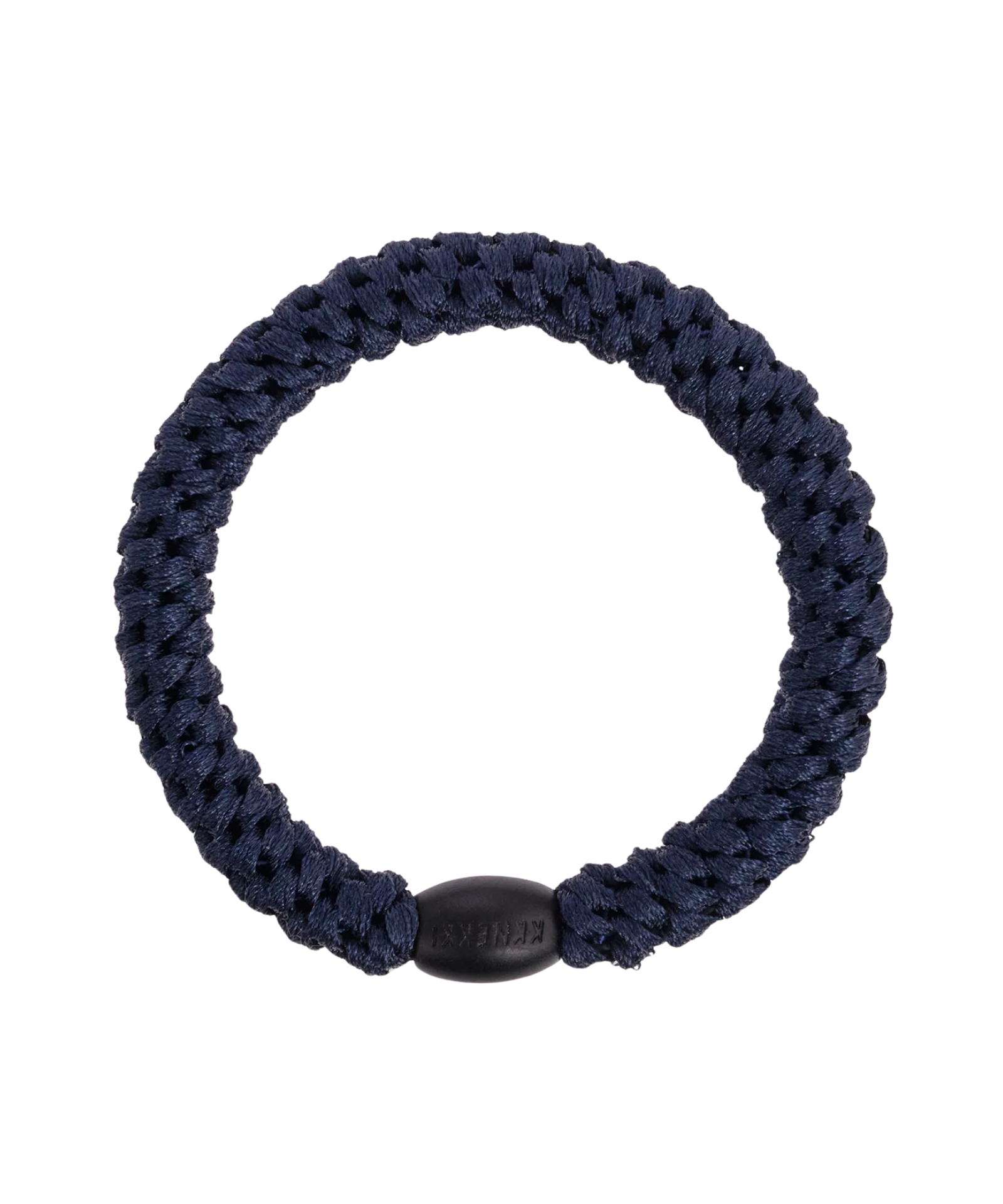 KKNEKKI Old navy original hair elastic, front view, soft woven design