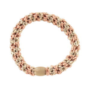 KKNEKKI Peach Coral-Beige Hair Elastic