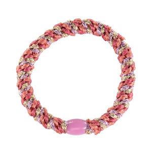 KKNEKKI Rasberry-Pomerant Hair Elastics