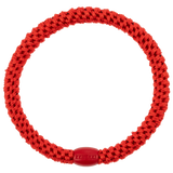 KKNEKKI Slim Hair Tie – Bright Red – product photo