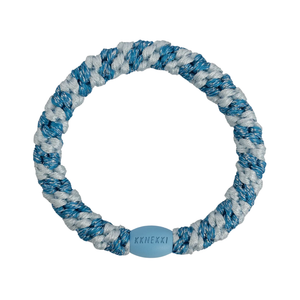 KKNEKKI Stripe Baby Blue Hair Elastics