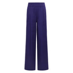 LANIUS violet wide-leg trousers in TENCEL Lyocell, photo 2