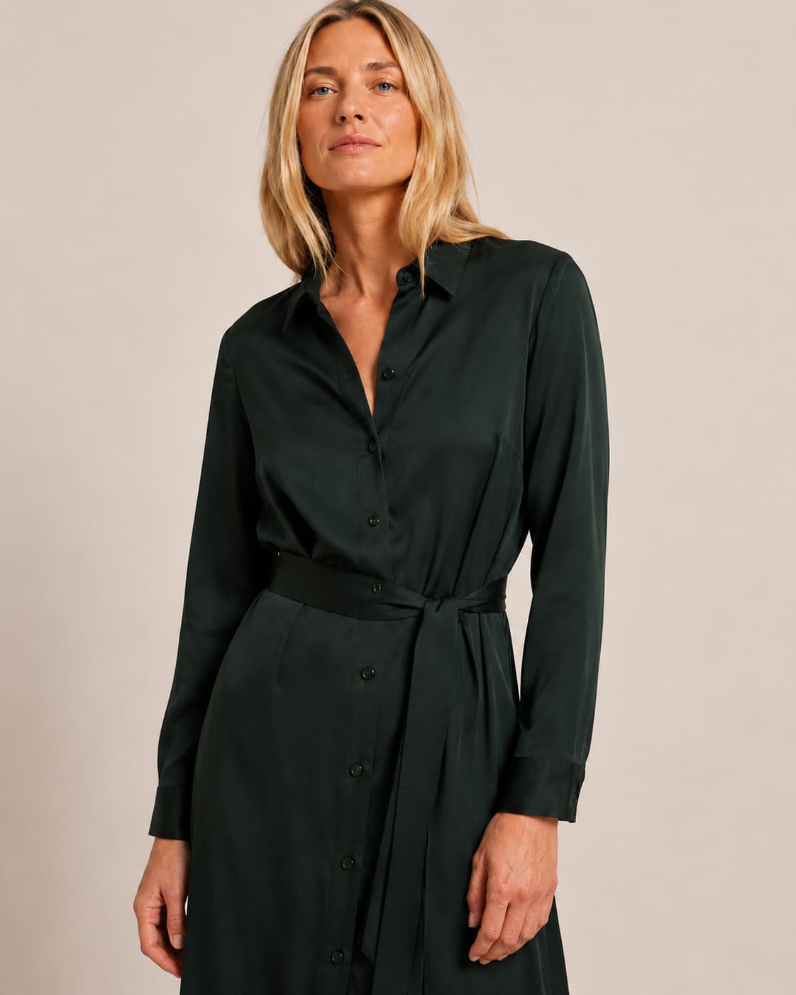 Shirt Dress ✦ Forest Green