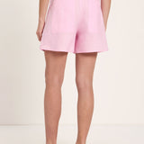 Organic Linen Shorts — Pink Orchid by LANIUS — fair fashion in organic materials, view 5