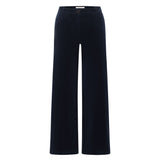LANIUS midnight blue Marlene corduroy trousers, front view
