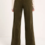 LANIUS Marlene wide-leg trousers in turtle organic cotton corduroy, photo 5