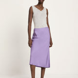 TENCEL™ Midi Skirt — Purple Haze by LANIUS — fair fashion in organic materials, view 3