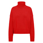 LANIUS oversized jumper in red with extra-long sleeves, another view